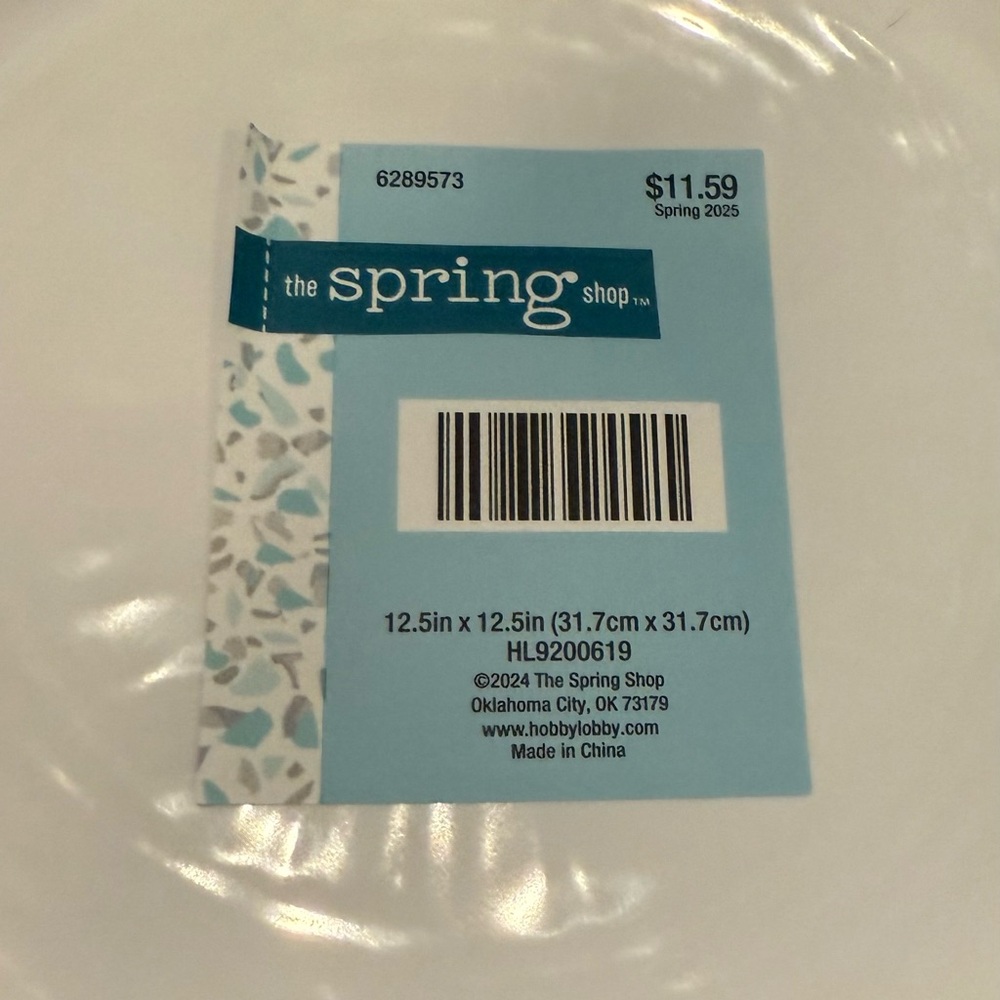 Super Cute Blue & White Striped Wavy Platter and Serving Bowl- NWT - Picture 5 of 5